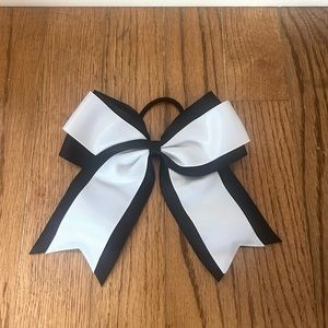 White and Black Hair Ribbon